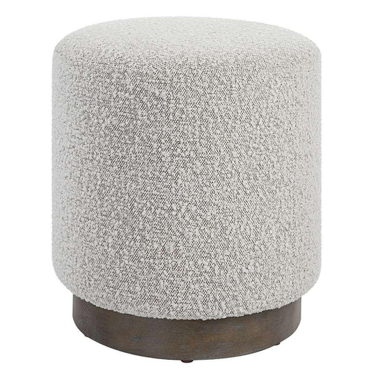 Uttermost - Avila Light Gray Ottoman - 23665 veiw 1