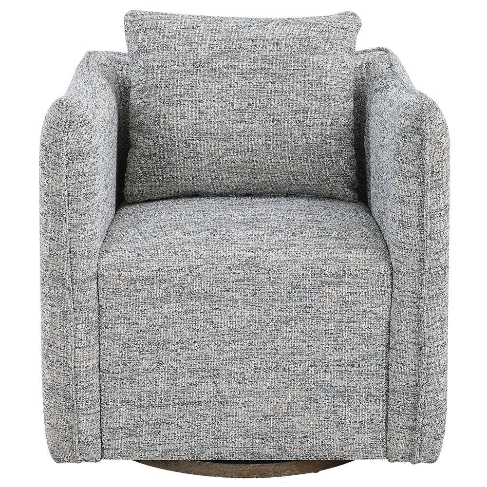 Uttermost - Corben Blue Swivel Chair - 23820 veiw 1