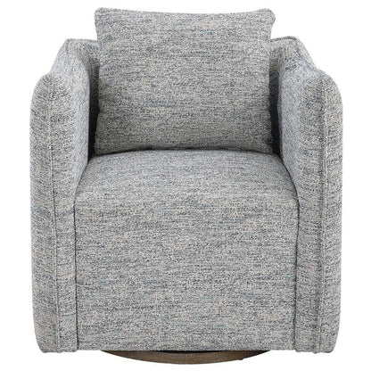 Uttermost - Corben Blue Swivel Chair - 23820 veiw 1