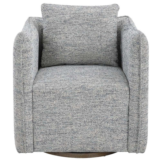 Uttermost - Corben Blue Swivel Chair - 23820 veiw 1