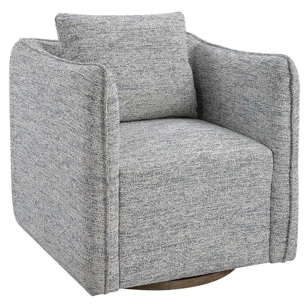 Uttermost - Corben Blue Swivel Chair - 23820 veiw 3