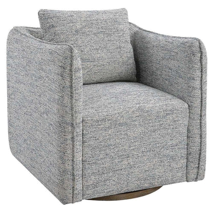 Uttermost - Corben Blue Swivel Chair - 23820 veiw 3