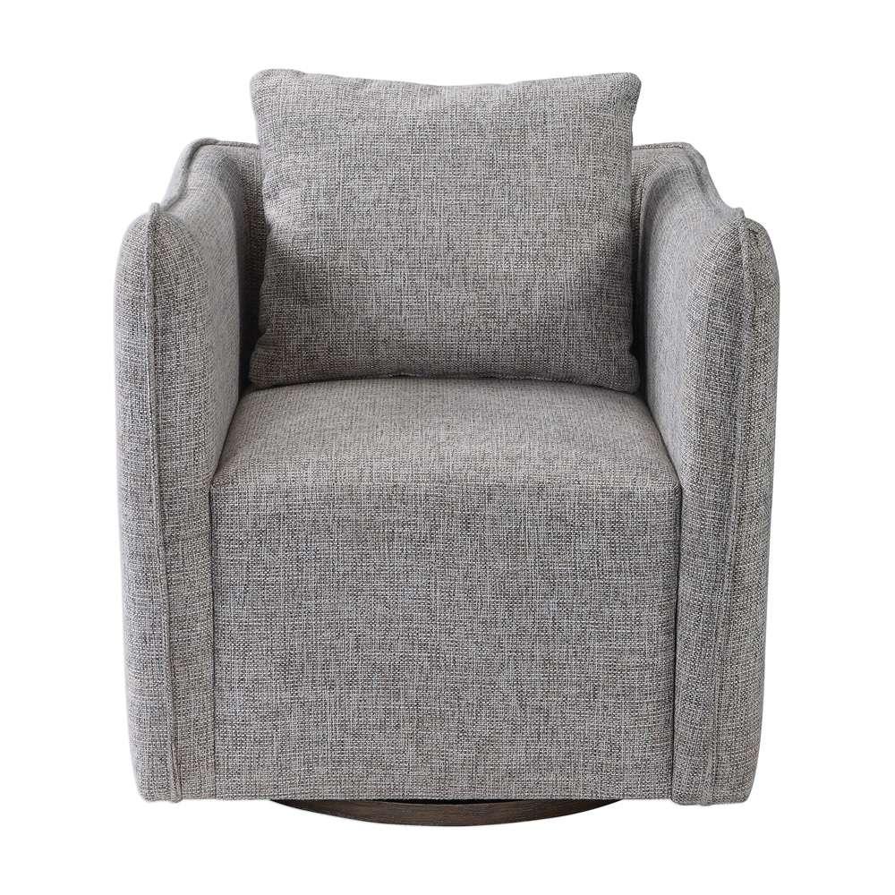 Uttermost - Corben Gray Swivel Chair - 23492 veiw 1