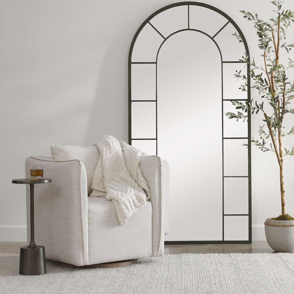 Uttermost - Corben White Swivel Armchair - 23729 veiw 4