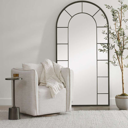 Uttermost - Corben White Swivel Armchair - 23729 veiw 4