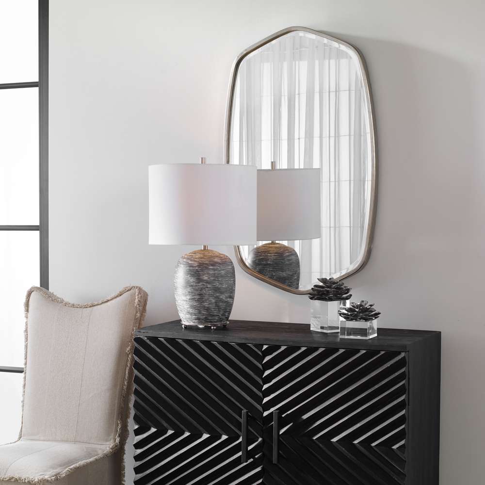 Uttermost - Duronia Brushed Silver Mirror - 09703 veiw 4