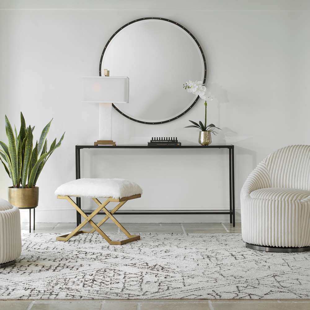 Uttermost - Hayley Black Console Table - 24997 veiw 4