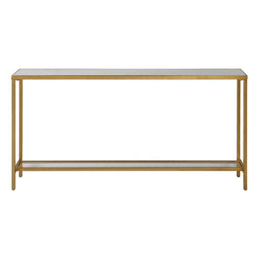 Uttermost - Hayley Gold Console Table - 24685 veiw 1