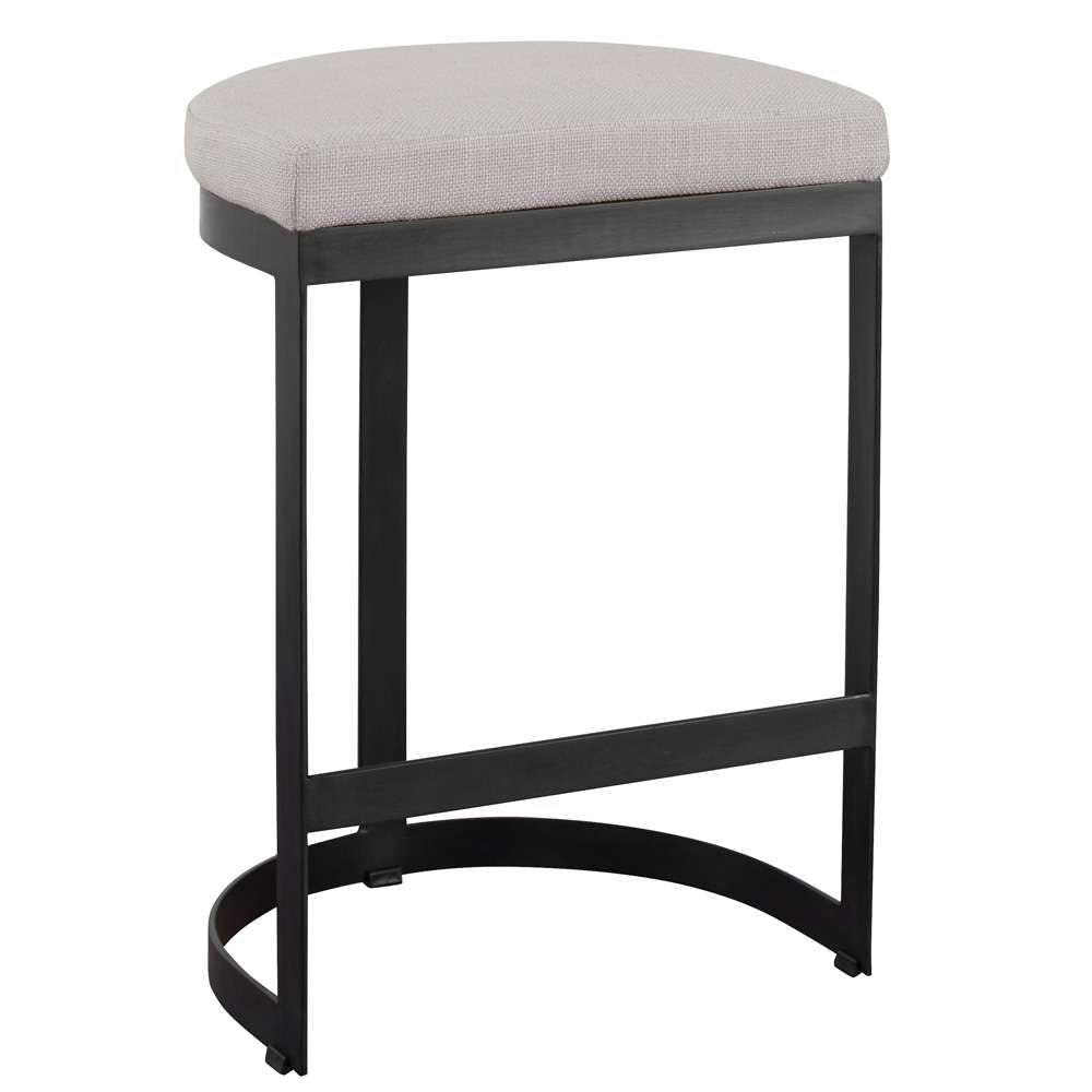 Uttermost - Ivanna Black Iron Counter Stool - 23591 veiw 1