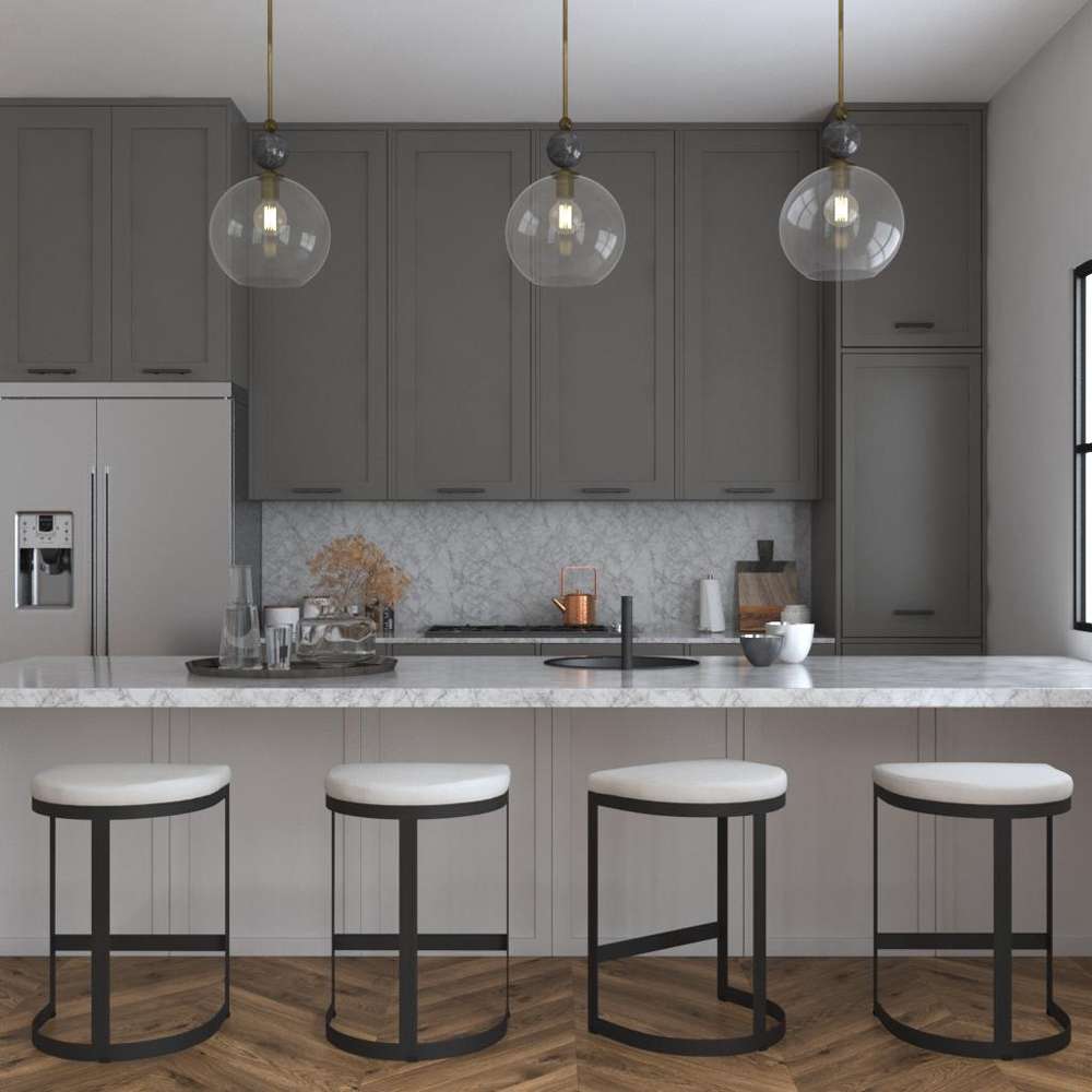 Uttermost - Ivanna Black Iron Counter Stool - 23591 veiw 4