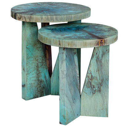 Uttermost - Nadette Blue Nesting Tables (Set of 2) - 25497 veiw 1