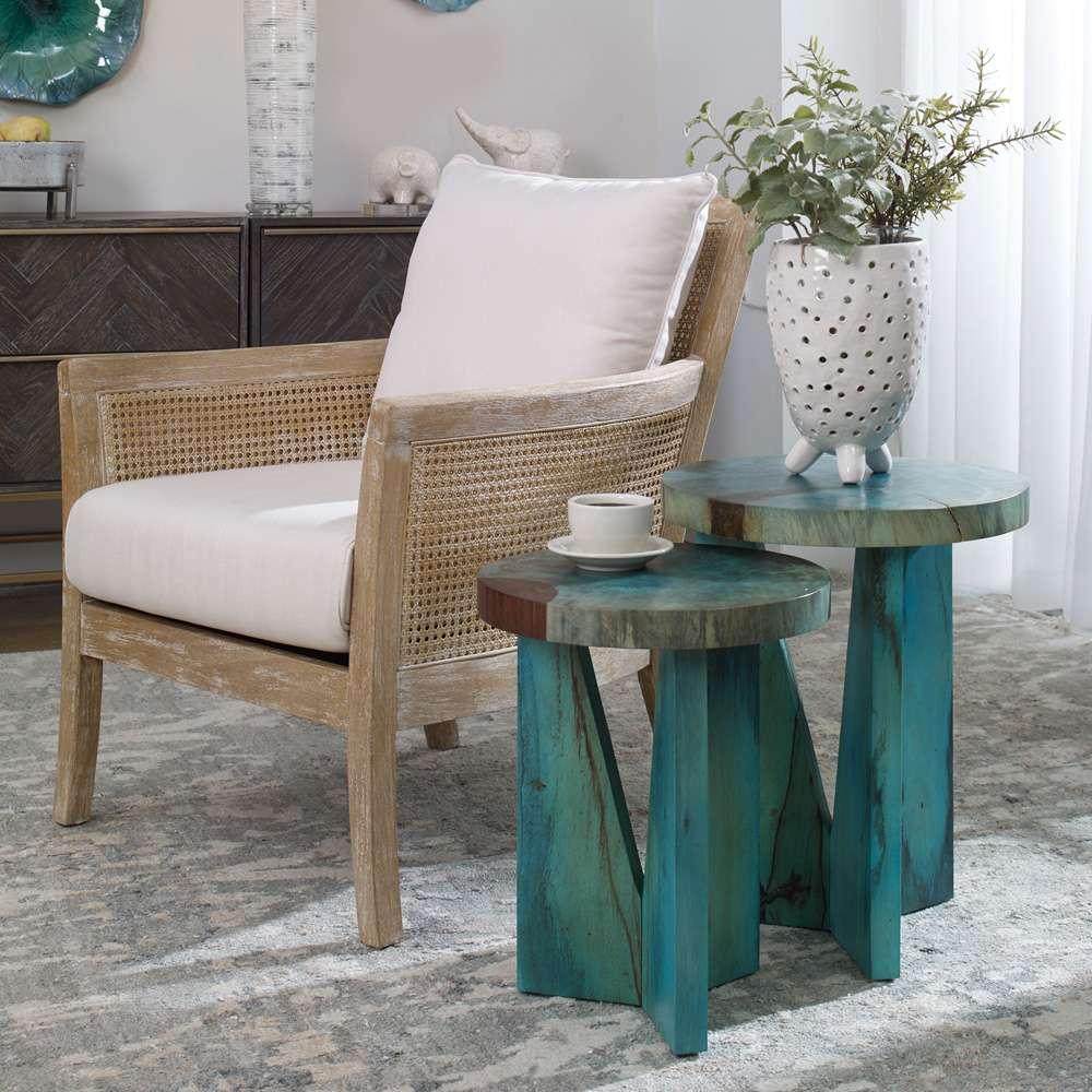 Uttermost - Nadette Blue Nesting Tables (Set of 2) - 25497 veiw 2