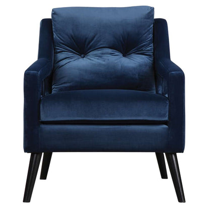 Uttermost - OBrien Blue Velvet Armchair - 23318 veiw 1