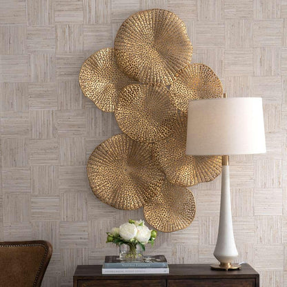 Uttermost - Ripley Gold Metal Wall Art - 04335 veiw 4