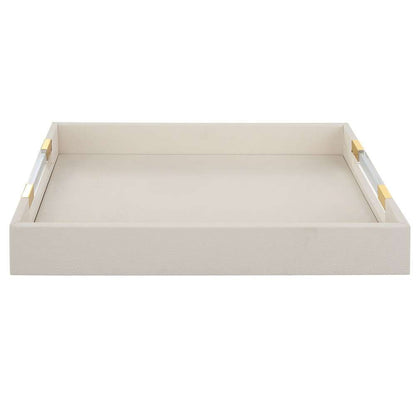 Uttermost - Wessex White Shagreen Tray - 18060 veiw 1
