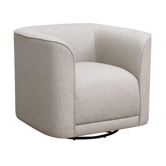 Wallace & Bay - Ryan Beige Swivel Accent Chair with 360 Swivel And U-Shape - U510041 veiw 1