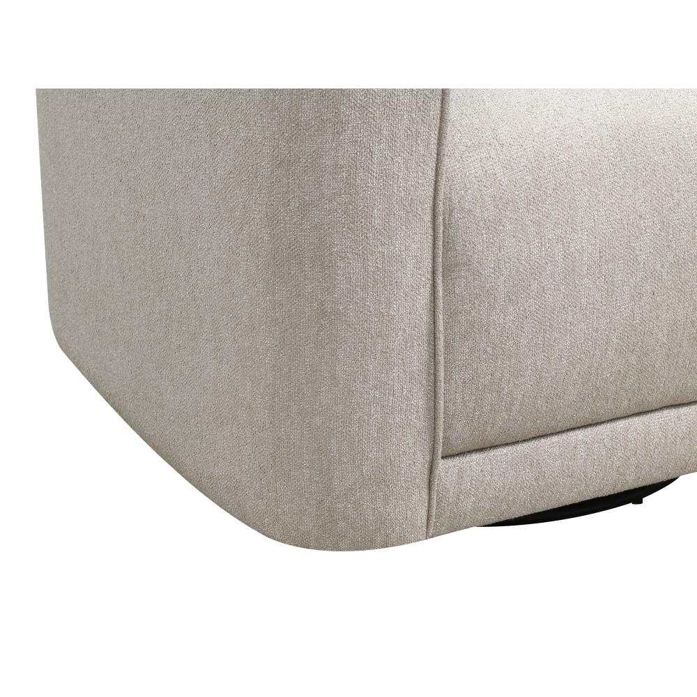 Wallace & Bay - Ryan Beige Swivel Accent Chair with 360 Swivel And U-Shape - U510041 veiw 3