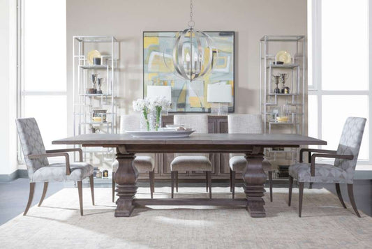 Artistica Home - Cohesion Program Axiom Rectangular Dining Table - Antico finish - 01-2005-877C-39 veiw 2