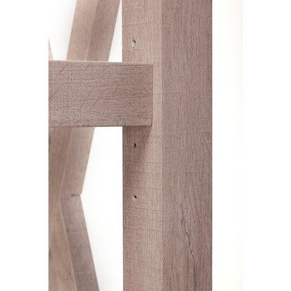 Bush Furniture - Key West 5 Shelf Bookcase in Washed Gray - KWB132WG-03 veiw 3