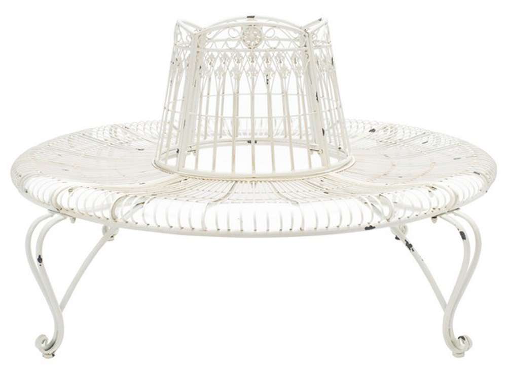 Safavieh - Ally Darling Tree Bench - Antique White - PAT5019B veiw 1