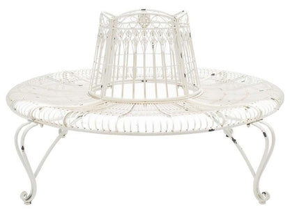 Safavieh - Ally Darling Tree Bench - Antique White - PAT5019B veiw 1
