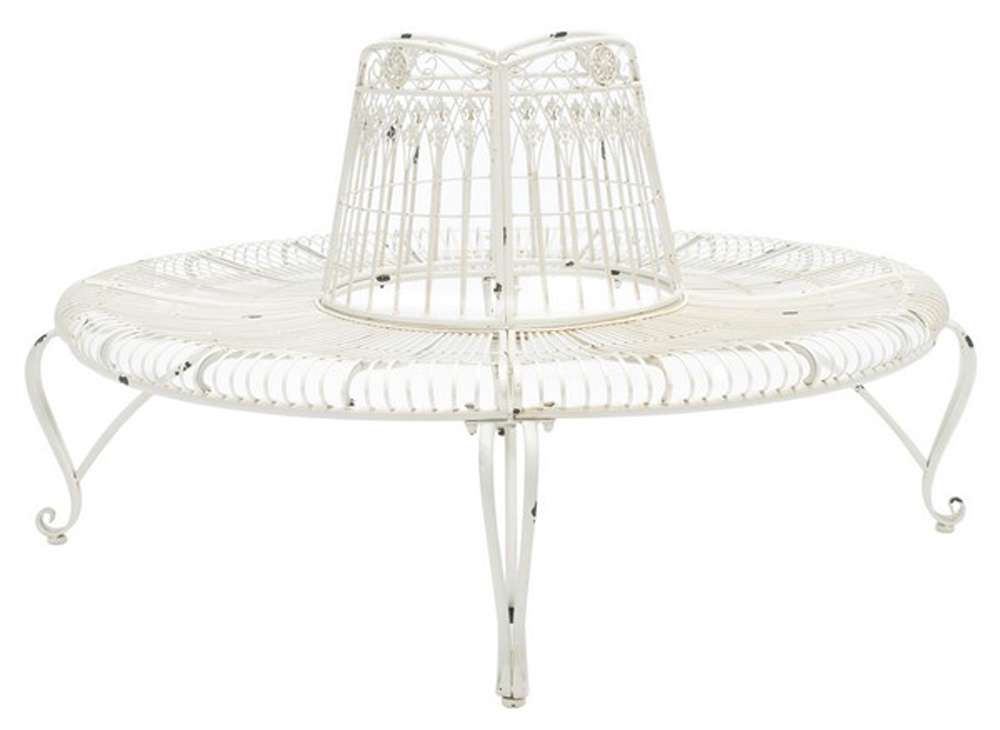 Safavieh - Ally Darling Tree Bench - Antique White - PAT5019B veiw 3