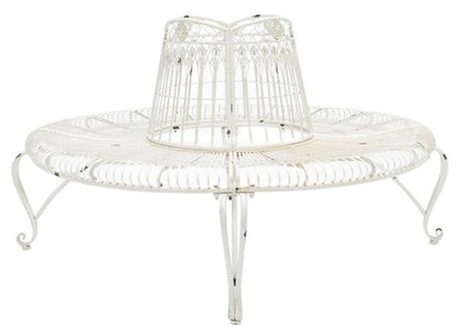 Safavieh - Ally Darling Tree Bench - Antique White - PAT5019B veiw 3