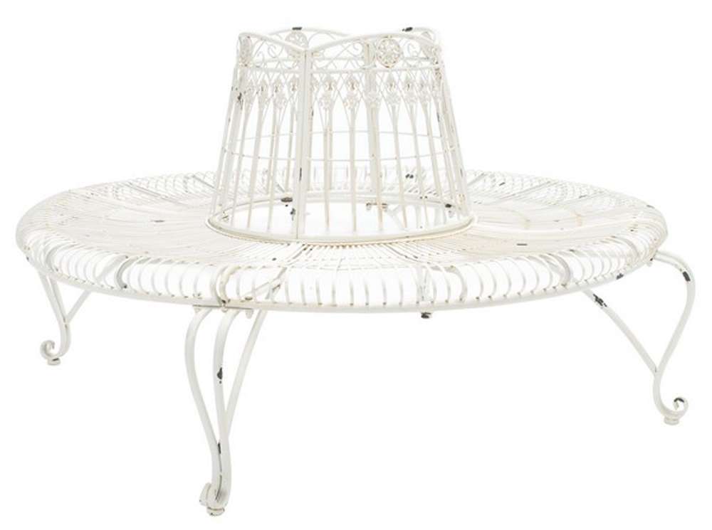 Safavieh - Ally Darling Tree Bench - Antique White - PAT5019B veiw 4