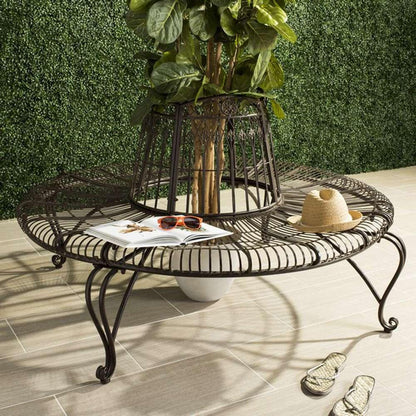 Safavieh - Ally Darling Tree Bench - Rustic Brown - PAT5019A veiw 2