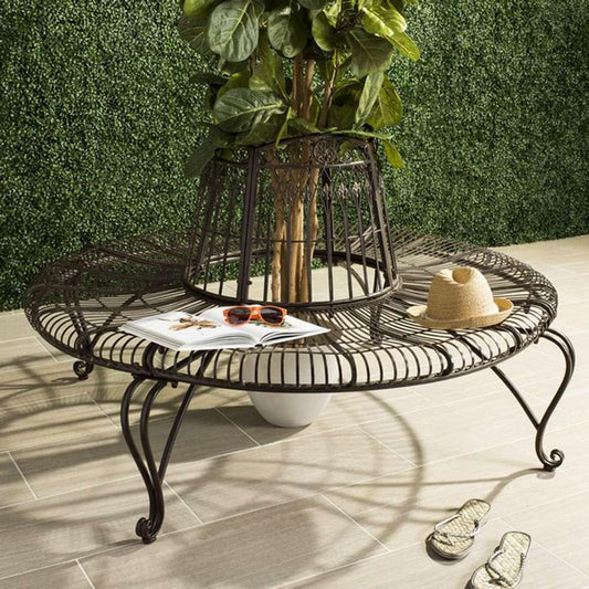 Safavieh - Ally Darling Tree Bench - Rustic Brown - PAT5019A veiw 2