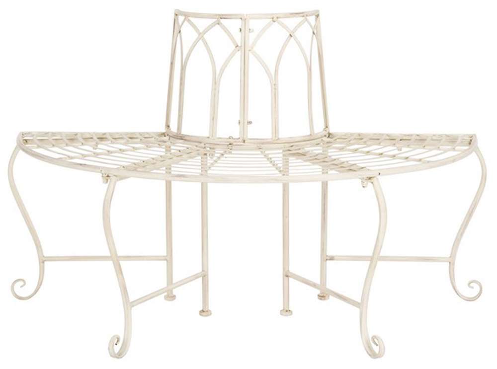 Safavieh - Abia Tree Bench - Distressed White  - PAT5018A veiw 1
