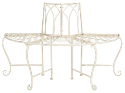Safavieh - Abia Tree Bench - Distressed White  - PAT5018A veiw 1
