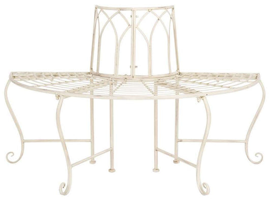 Safavieh - Abia Tree Bench - Distressed White  - PAT5018A veiw 1