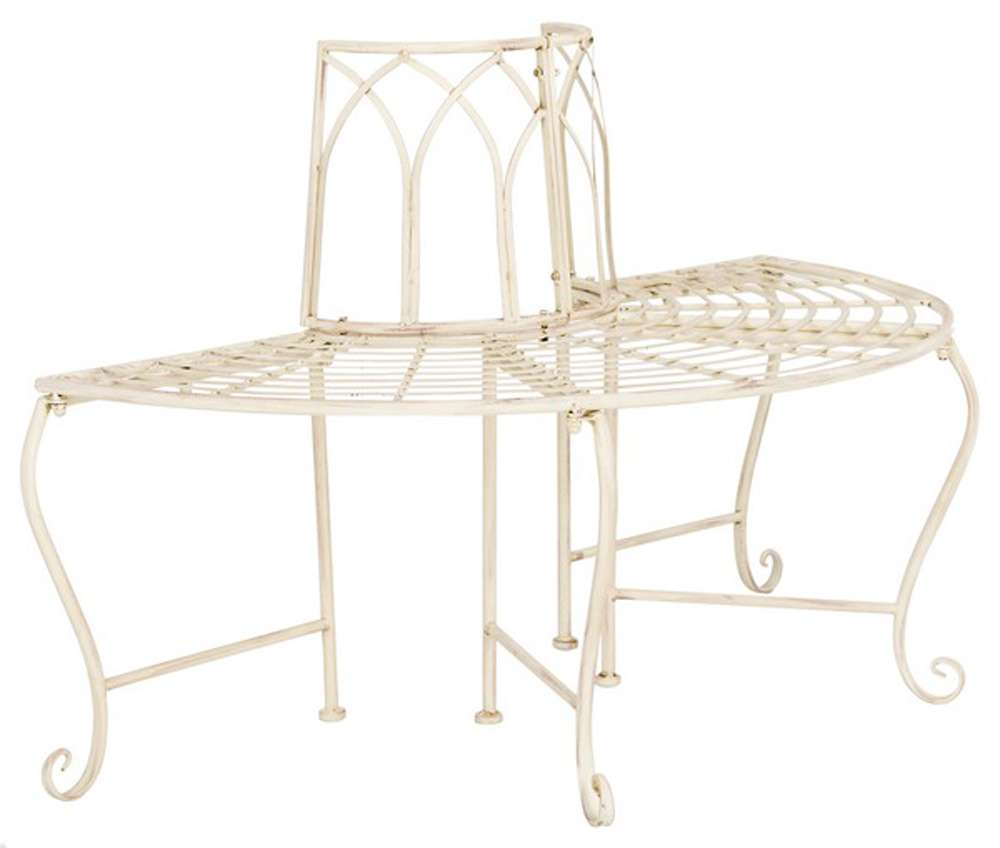 Safavieh - Abia Tree Bench - Distressed White  - PAT5018A veiw 3