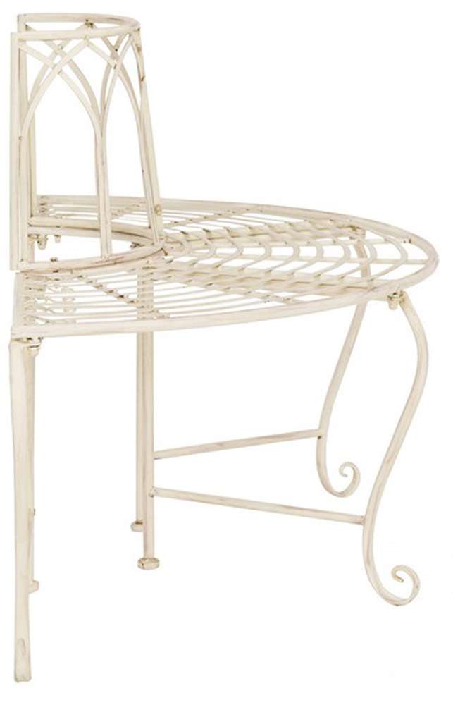 Safavieh - Abia Tree Bench - Distressed White  - PAT5018A veiw 4