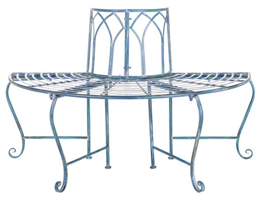 Safavieh - Abia Tree Bench - Mossy Blue  - PAT5018C veiw 1