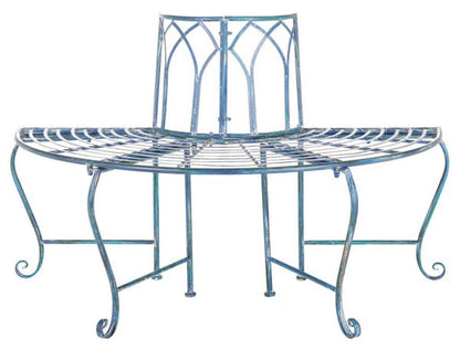 Safavieh - Abia Tree Bench - Mossy Blue  - PAT5018C veiw 1