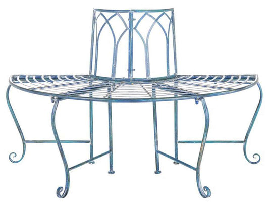 Safavieh - Abia Tree Bench - Mossy Blue  - PAT5018C veiw 1
