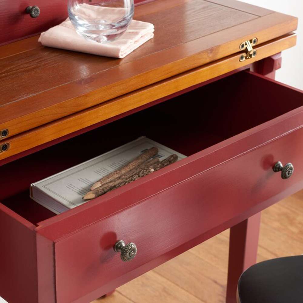 Safavieh - Abigail Desk - Cherry - Oak - AMH6520A veiw 3