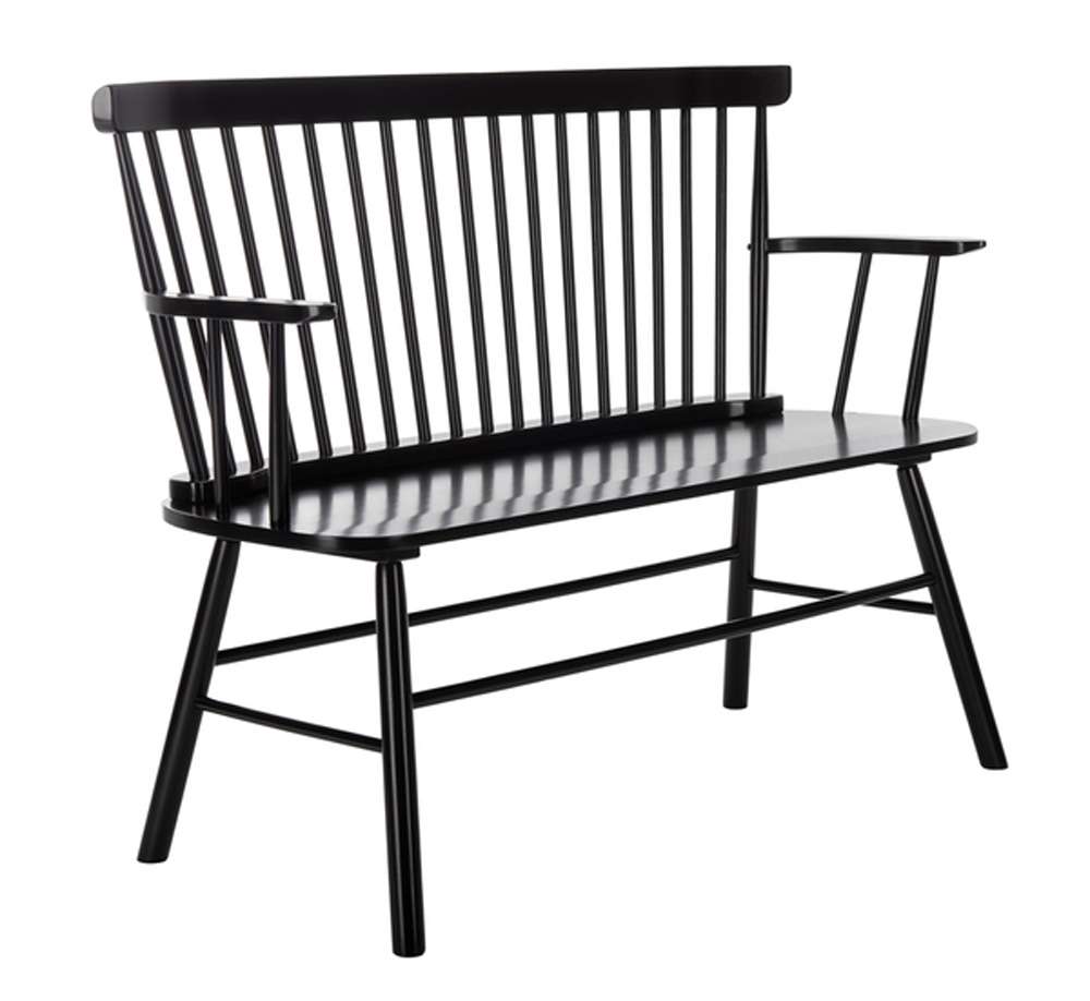 Safavieh - Addison Loveseat - Black - AMH8513A veiw 3