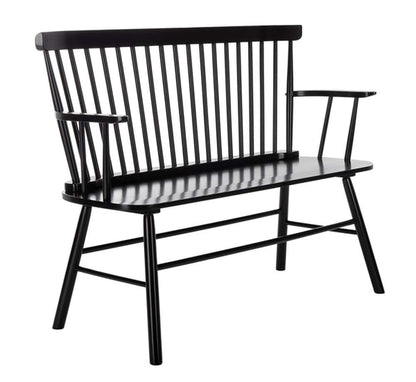 Safavieh - Addison Loveseat - Black - AMH8513A veiw 3