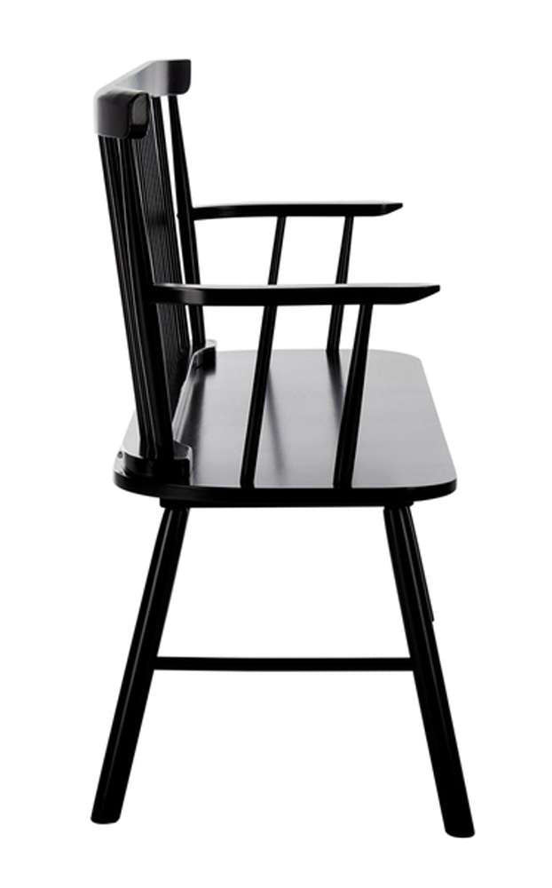 Safavieh - Addison Loveseat - Black - AMH8513A veiw 4