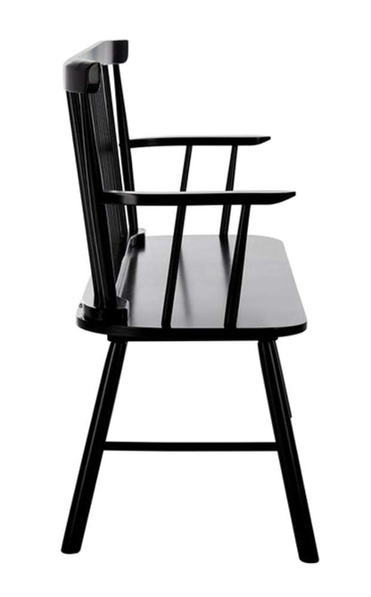 Safavieh - Addison Loveseat - Black - AMH8513A veiw 4