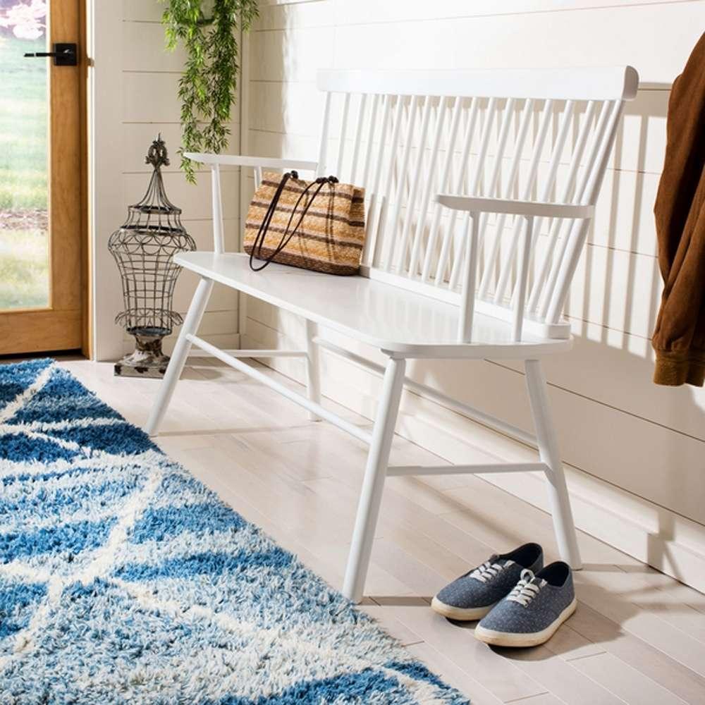 Safavieh - Addison Loveseat - White - AMH8513B veiw 2