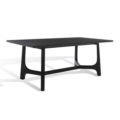 Safavieh - Adelee Wood Rectangle Dining Table Table - Black - SFV2136B veiw 4