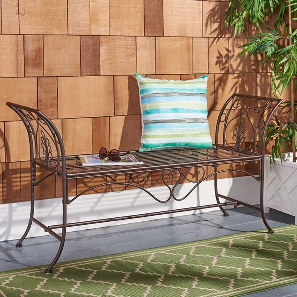 Safavieh - Adina Bench - Rustic Brown - PAT5016B veiw 2