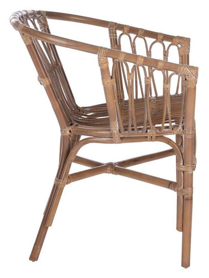 Safavieh - Adriana Rattan Accent Chair - Grey White Wash  (Set of 2) - ACH6505D-SET2 veiw 3