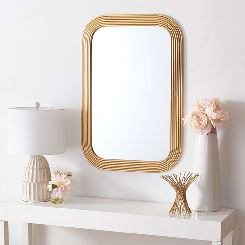 Safavieh - Ahna 24.5in Mirror - Brass - MRR2003C veiw 2