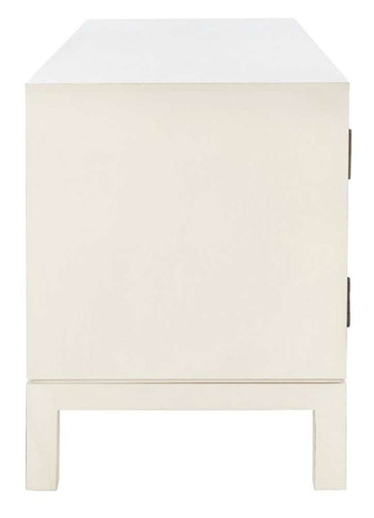 Safavieh - Ajana 2Dr 1Shlf Media Stand - Distressed White - Honey - MED5703C veiw 3