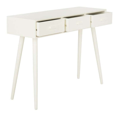 Safavieh - Albus 3 Drawer Console Table - Vintage White - CNS5701A veiw 4